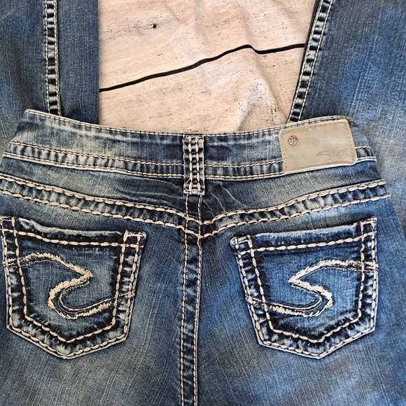 Silver Jean capris Size 26 - Picture 4 of 4
